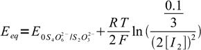 potentiometric-titration-equivalence-point-calculation, eq. 21